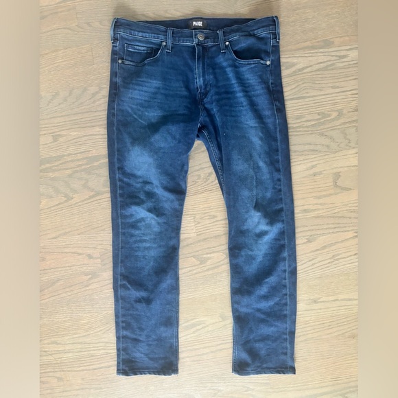 PAIGE Lennox Slim Fit Blue Jeans Men’s size 34 - Picture 6 of 7